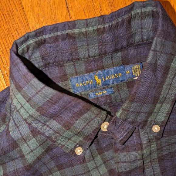 Polo Ralph Lauren mens button down medium slim fit - Picture 1 of 4